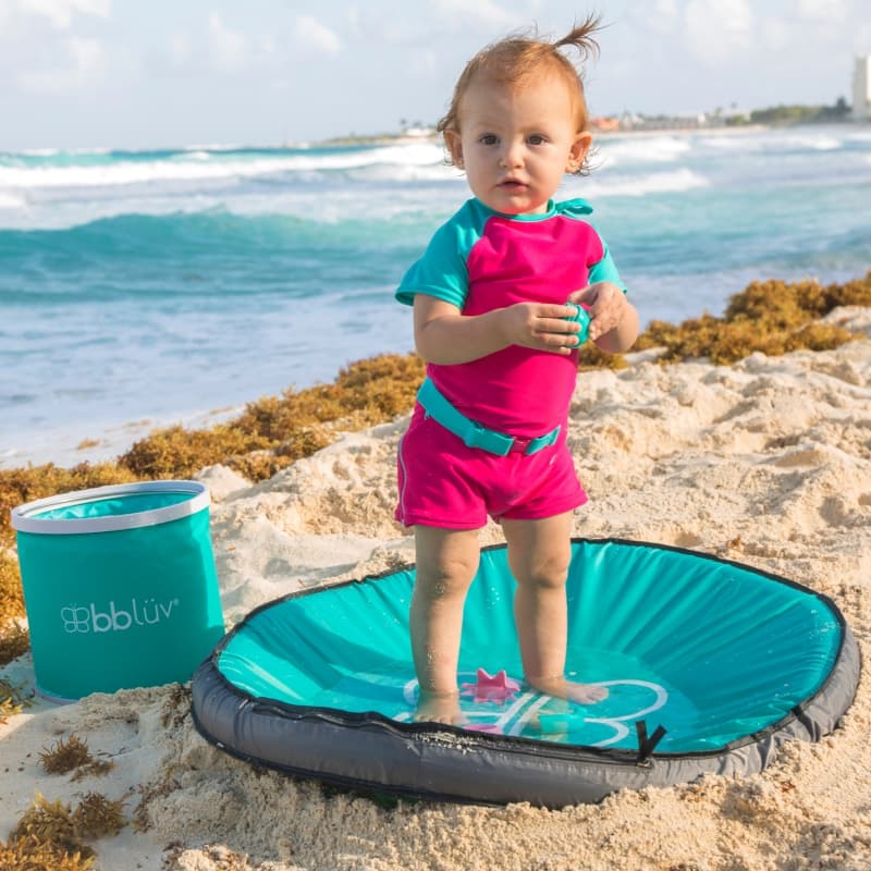 Splash - Pateaugeoire de Voyage pour Bebe, bblüv aqua — vue 1 sur 20