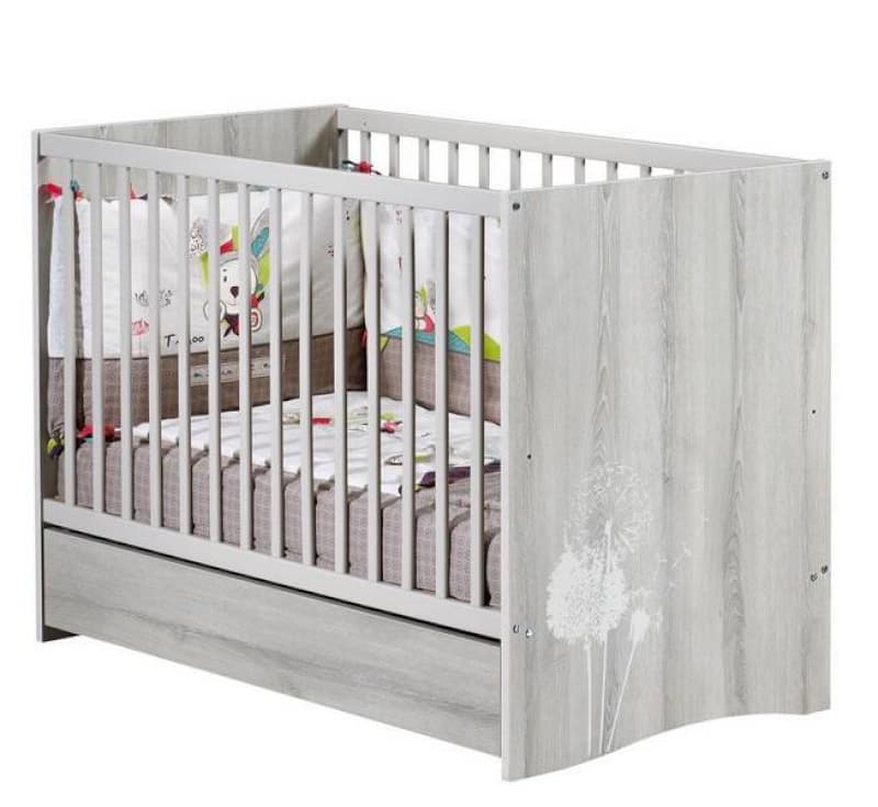 Lit 120x60 Forest, forest sauthon selection frene cendre per — vue 2 sur 2