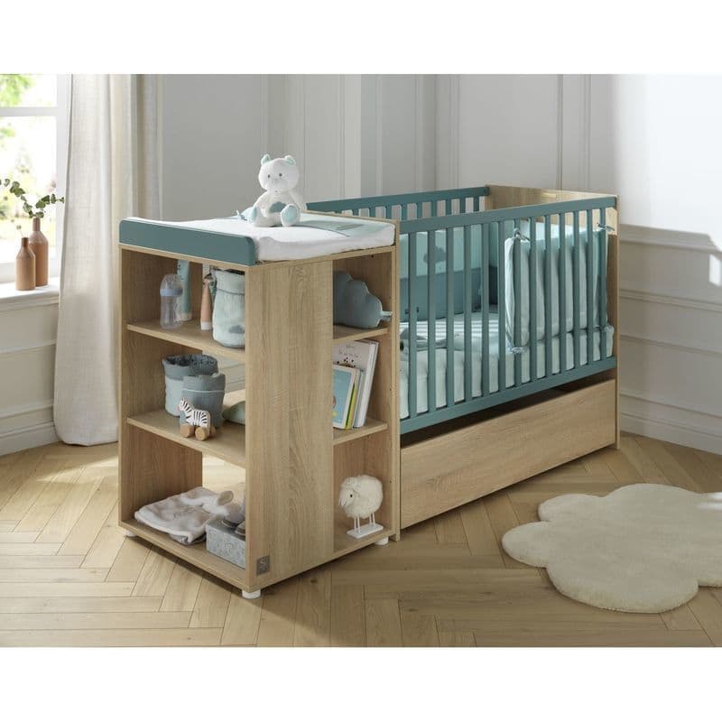 Lit Combine Evolutif 120x60 Argile Nova Argile Douce Nova, nova meuble — vue 4 sur 4