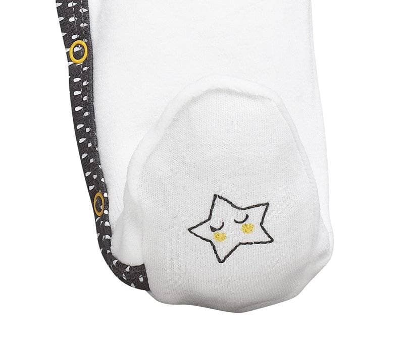 Pyjama Velours Babyfan, babyfan sauthon babywear blanc/gris 3 mois per — vue 2 sur 3