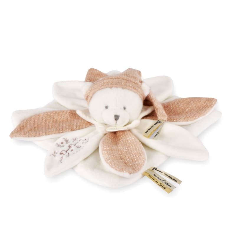Ours Doudou Collector, blanc rose 25cm doudou et compagnie — vue 1 sur 2