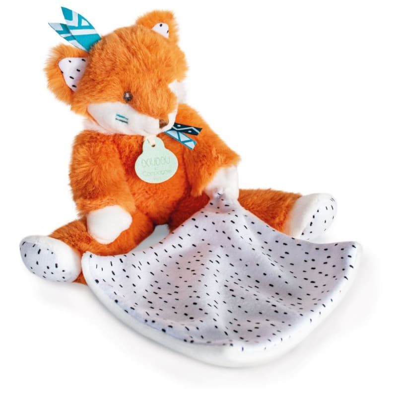 Tiwipi Renard avec Mouchoir, orange 21cm doudou raconte doudou et compagnie a-24 h-24 — vue 2 sur 4