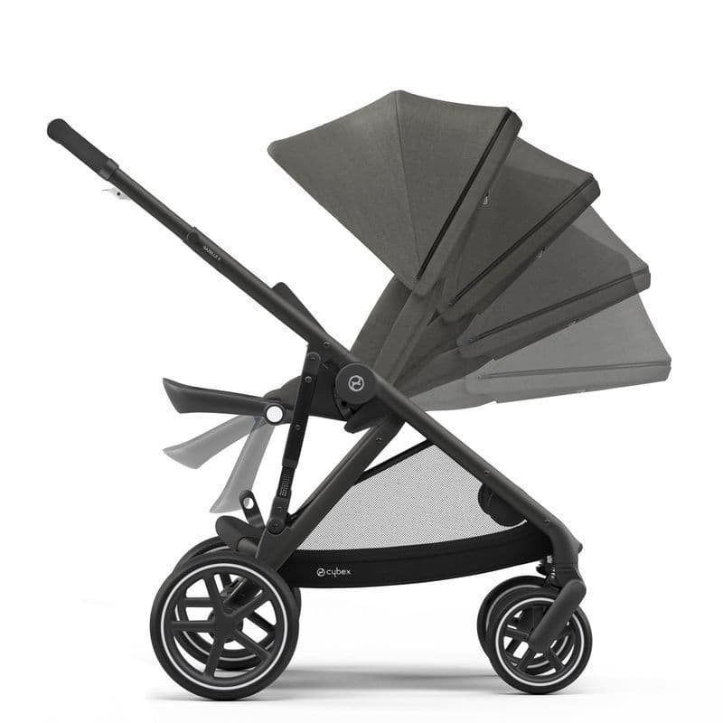 Poussette Gazelle S Blk Soho Grey, gold 2021 — vue 3 sur 5