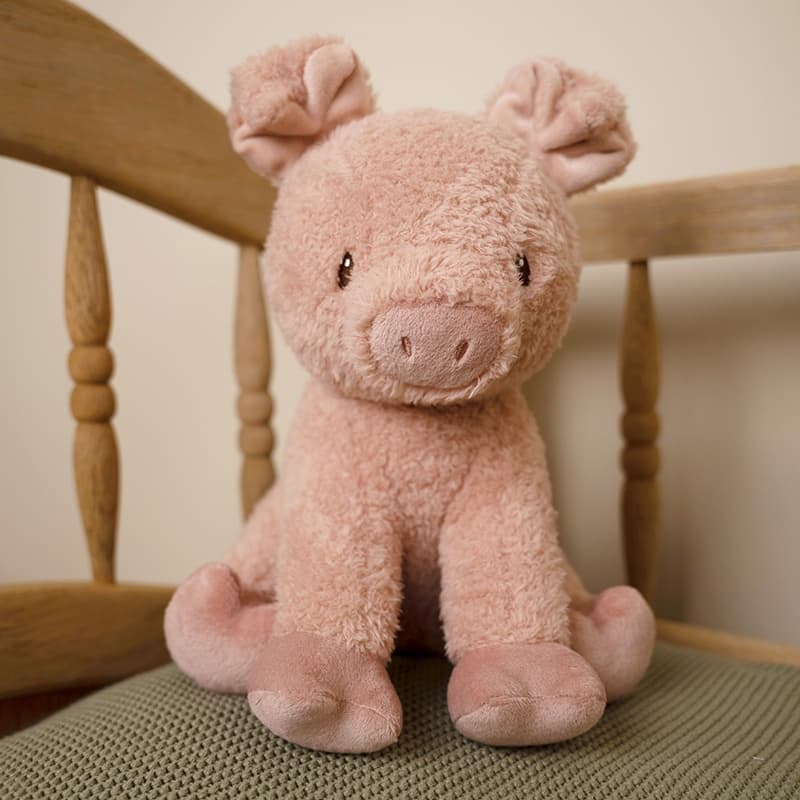 Peluche Cochon, 25 cm little farm little dutch 05-24 — vue 3 sur 3