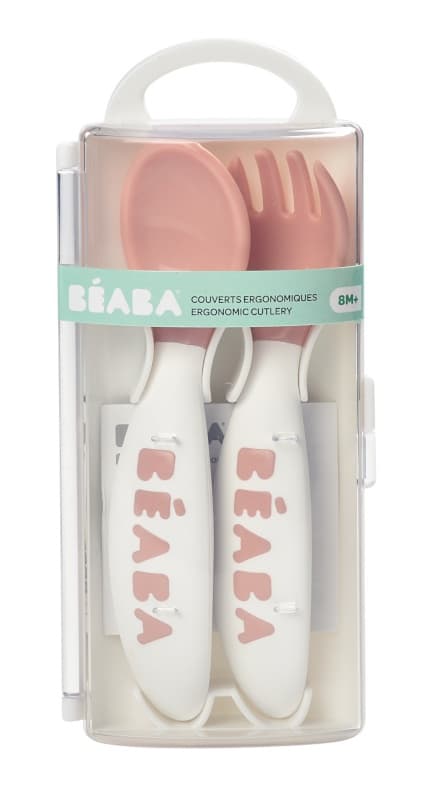 Set de 2 Couverts Ergo 2eme Age Nude, old pink — vue 3 sur 4