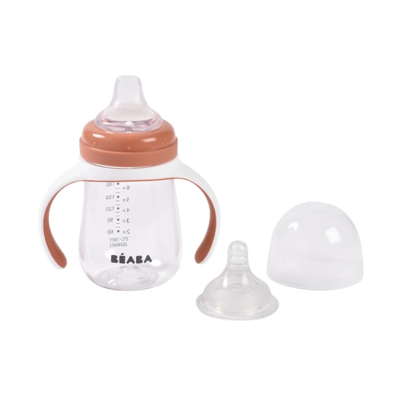 Biberon d'Apprentissage 2 en 1 - 210 Ml, terracotta — vue 1 sur 4