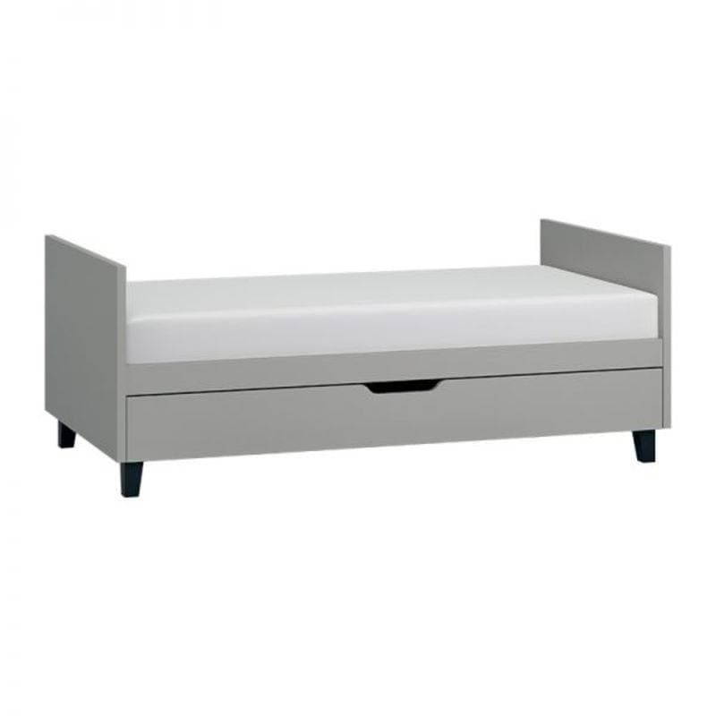 Lit Bebe Evolutif 70x140 Simple Gris, 140x74,5x89 gris simple — vue 1 sur 2