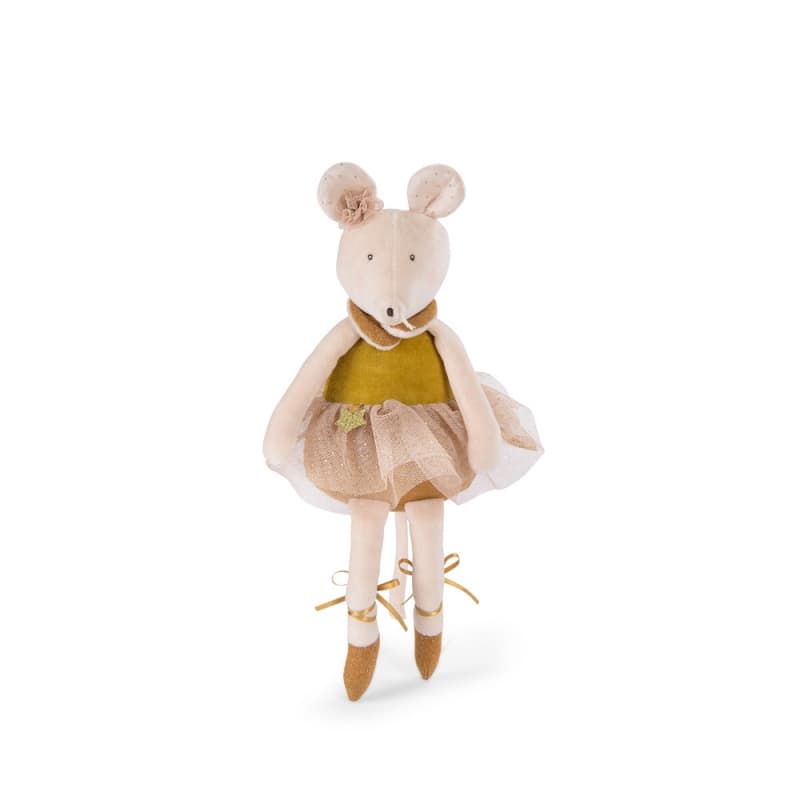 Souris Musicale la Petite Ecole de Danse, la petite école de danse moulin roty crème/or 0x0x34 p-e-a-h 2024 — vue 1 sur 4