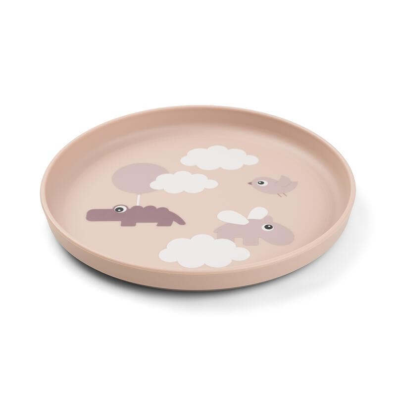 Foodie Assiette Happy Clouds, rose done by deer news june 2023 — vue 4 sur 5