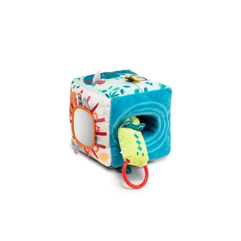 Cube Sonore d'Activites Jungle, je decouvre lilliputiens multicolore 13 x 13 x 13 collection 2022 a/h — vue 5 sur 5