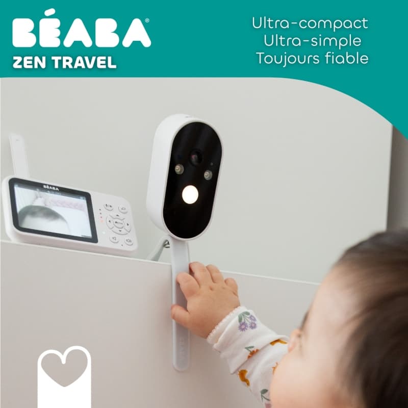 Babyphone Video Zen Travel + Tripod, blanc beaba 26/05 — vue 2 sur 7