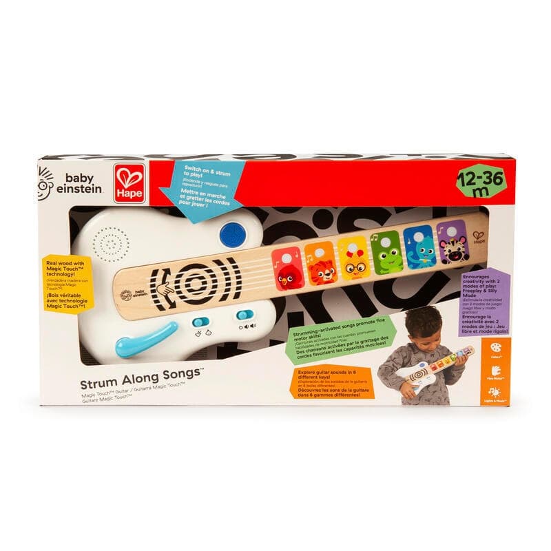 Guitare Electrique Magic Touch, eveil musical hape bois et multi 41,9 x 18 x 4,8 e-2023 — vue 1 sur 2