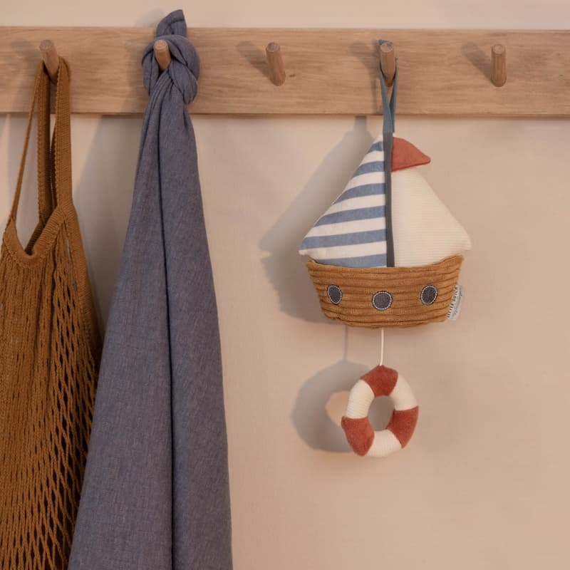 Boite a Musique Bateau - Sailors Bay, little dutch multicolore 20x15x7 — vue 3 sur 3