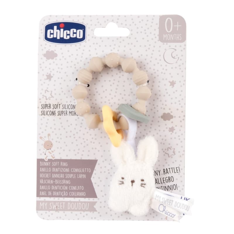 Hochet Anneau Souple Lapin, chicco — vue 4 sur 4