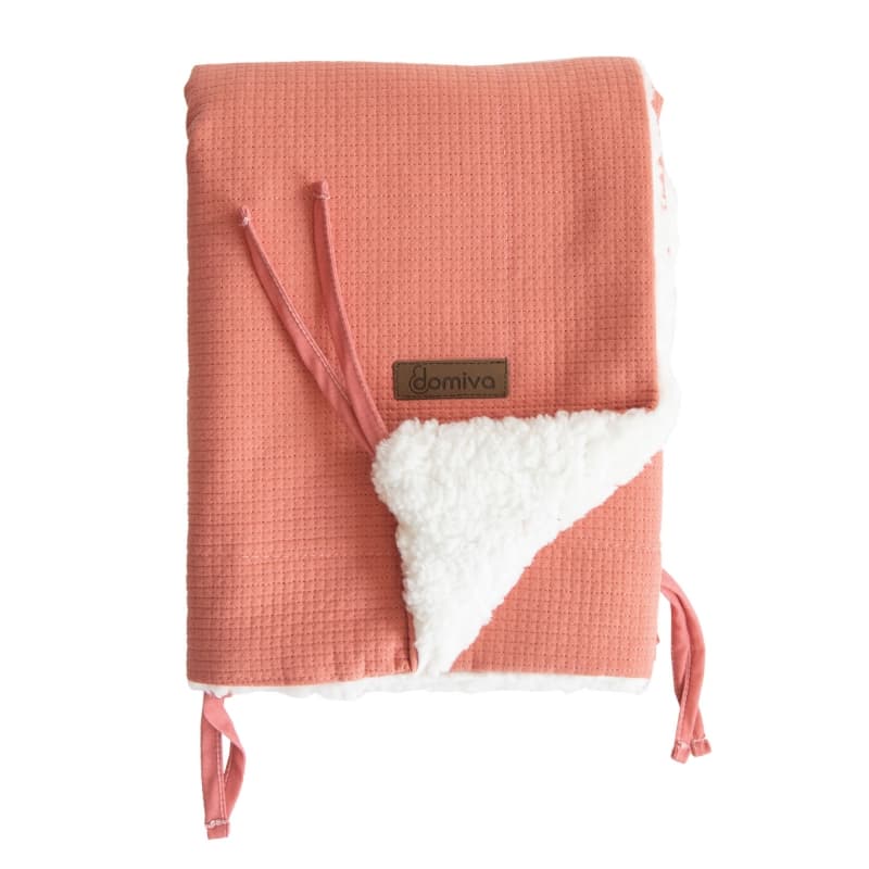Couverture Fluffy 75x100 Terracotta, terracotta domiva 75x100cm — vue 1 sur 2