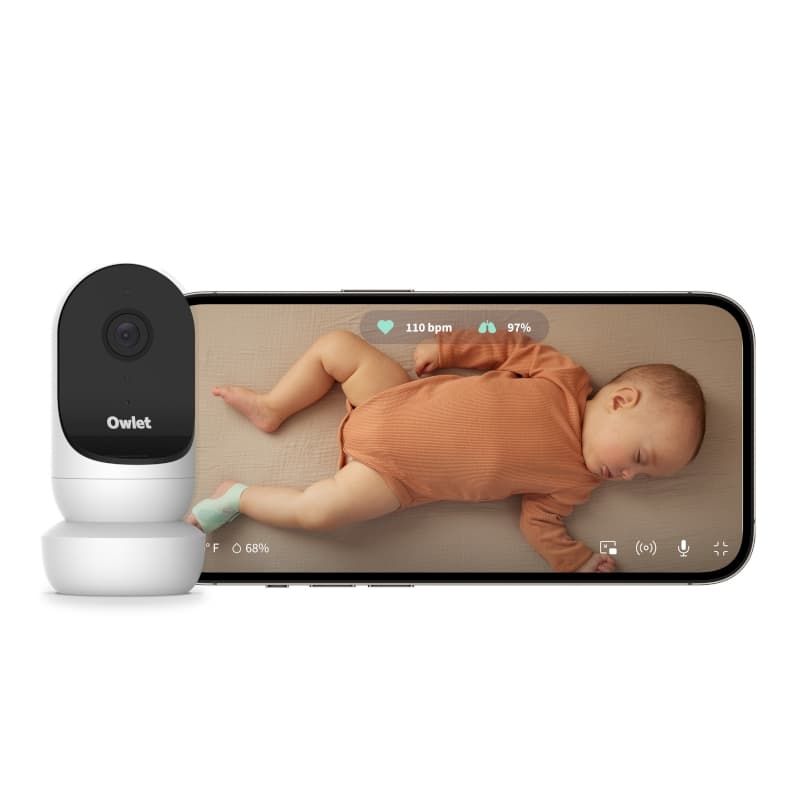 Cam 2 Babyphone Audio avec Video Hd, owlet blanc 20x0,85x20 — vue 1 sur 5
