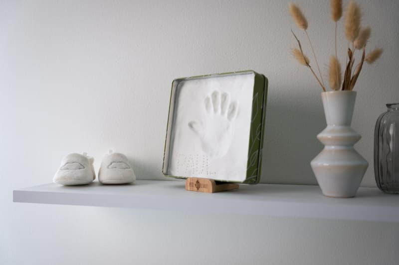 Baby Box Carree - Olive Tree, blanc vert baby box petit artichaut — vue 1 sur 5