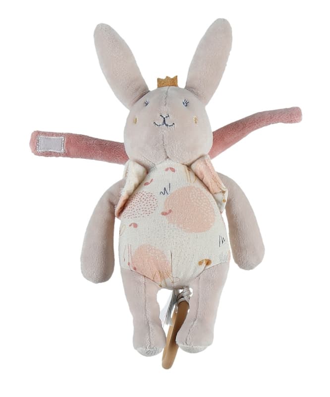 L&j Pili Peluche Mini-musical Veloudoux, beige permanent — vue 2 sur 3