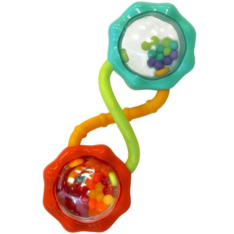 Hochet Barbell Classique, bright starts multicolore — vue 2 sur 2