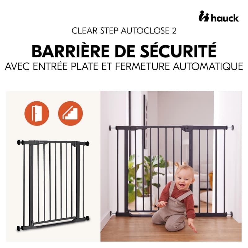 Barriere Autoclose 2, noir hauck — vue 2 sur 5