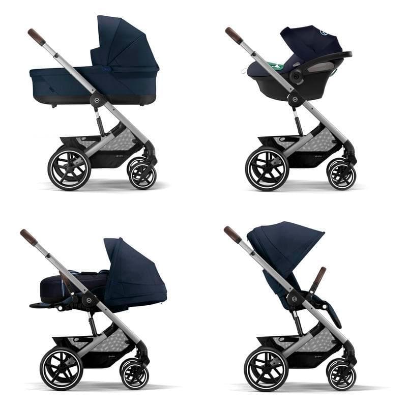 Balios S Lux Silver / Ocean Blue - Cybex, cybex gold cybex bleu 81-90x60x100-110 cm — vue 5 sur 7