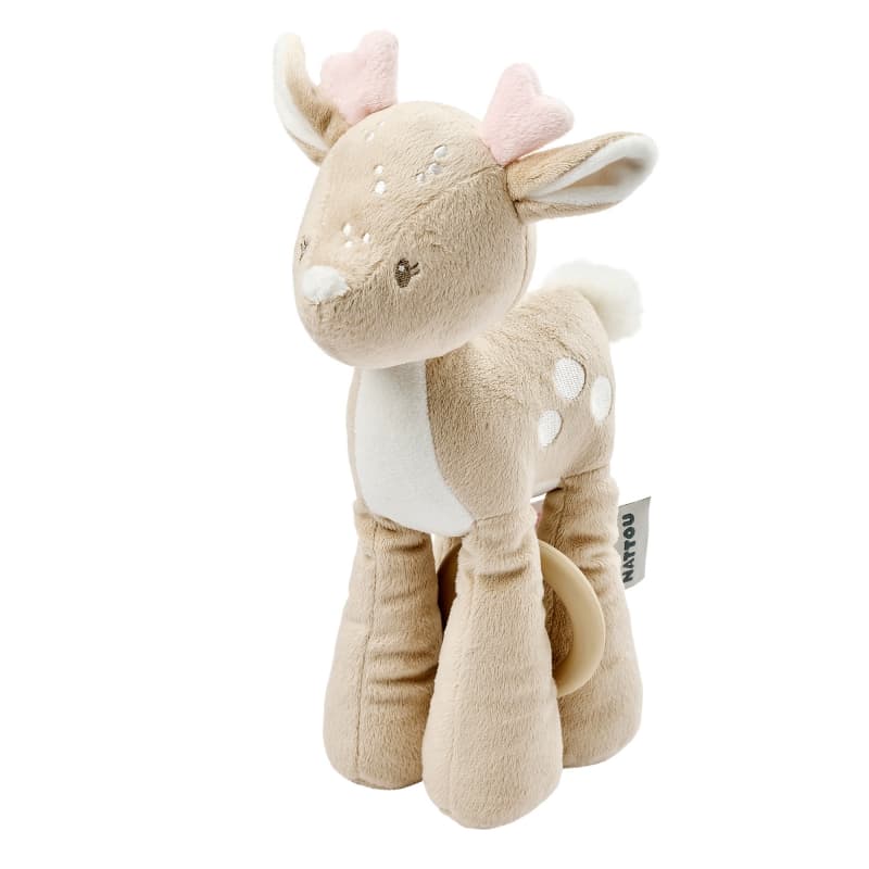 Peluche Musicale Biche Velours, sable fanfan nattou 25/07 — vue 2 sur 4