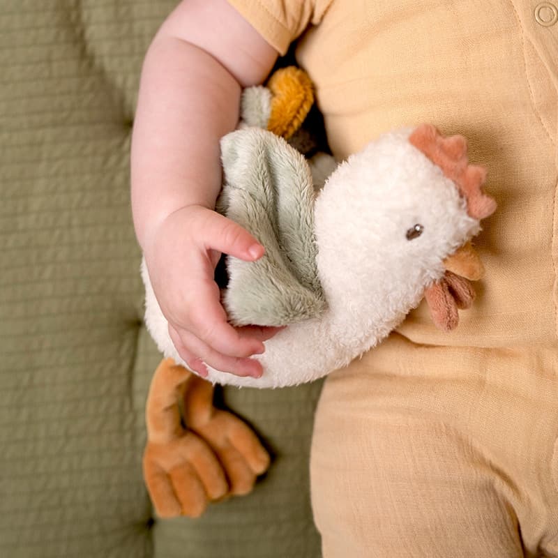 Peluche Poule, 17cm little farm little dutch 05-24 — vue 3 sur 4