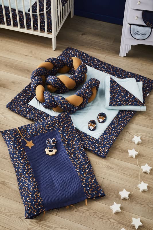 Housse de Matelas a Langer 60 X 80 - Stardust, stardust indigo/lagon/camel 60x80 cm per — vue 2 sur 3