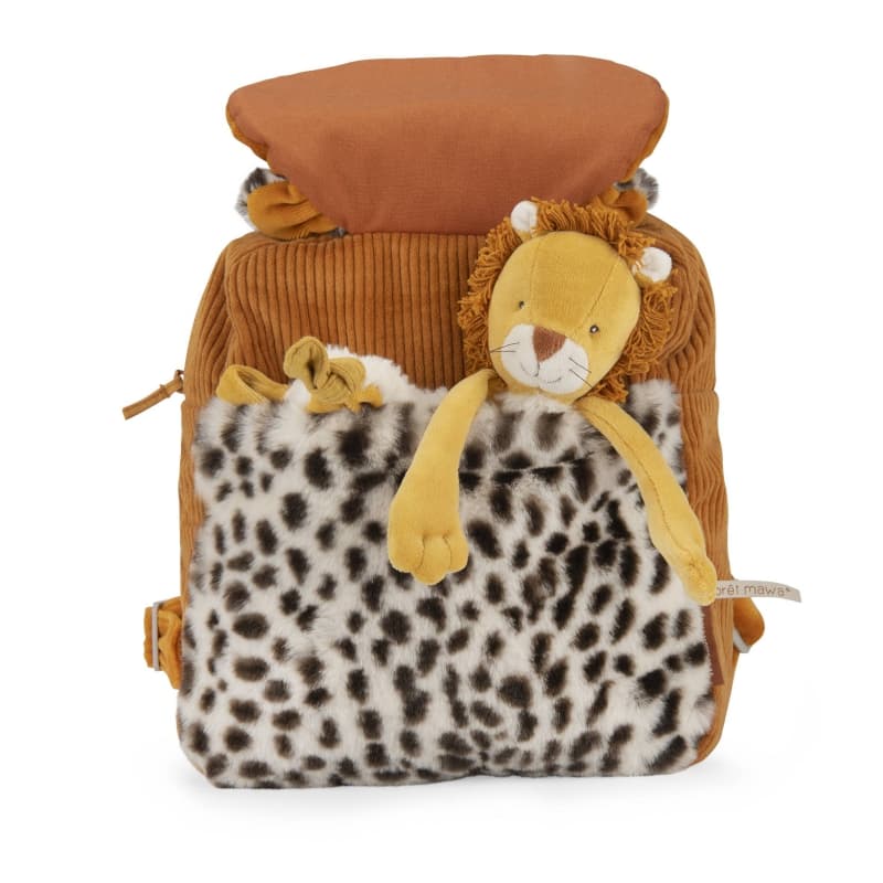 Sac a Dos Leopard Taigo, caramel la foret mawa moulin roty 26/01 — vue 1 sur 6