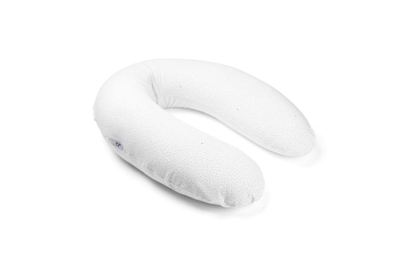 Coussin Maternite Buddy, gris silver dots confort doomoo — vue 1 sur 5