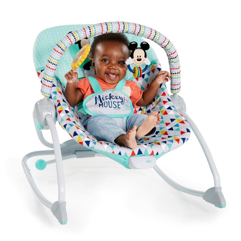 Transat Mickey Mouse Happy Triangles (0-18kg), disney baby multicolore — vue 1 sur 4