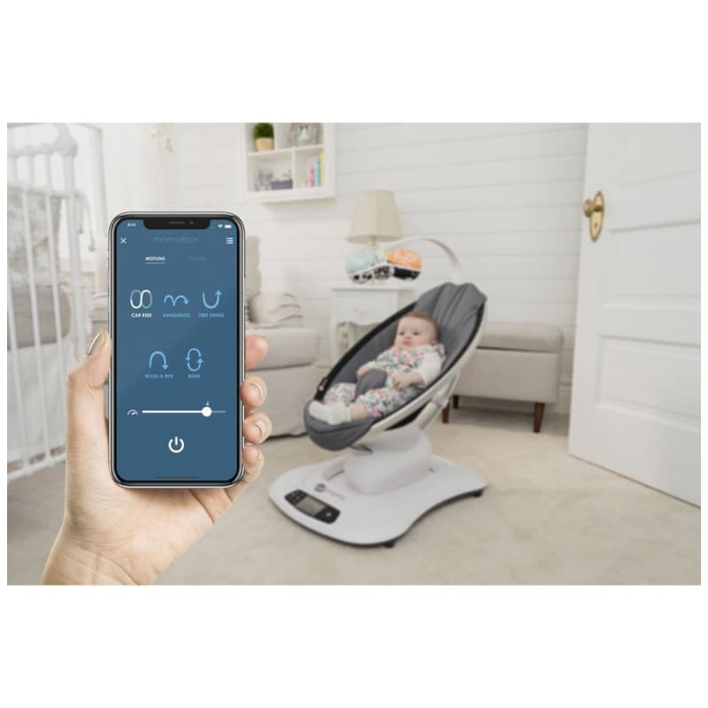 Balancelle Mamaroo 4 Multicolor, balancelles 4moms blanc multi — vue 5 sur 5