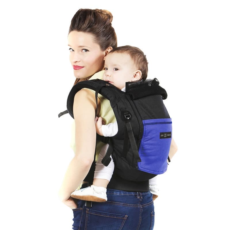 Porte-bebe Physiocarrier, portage love radius par jpmbb noir poche iris per — vue 4 sur 5