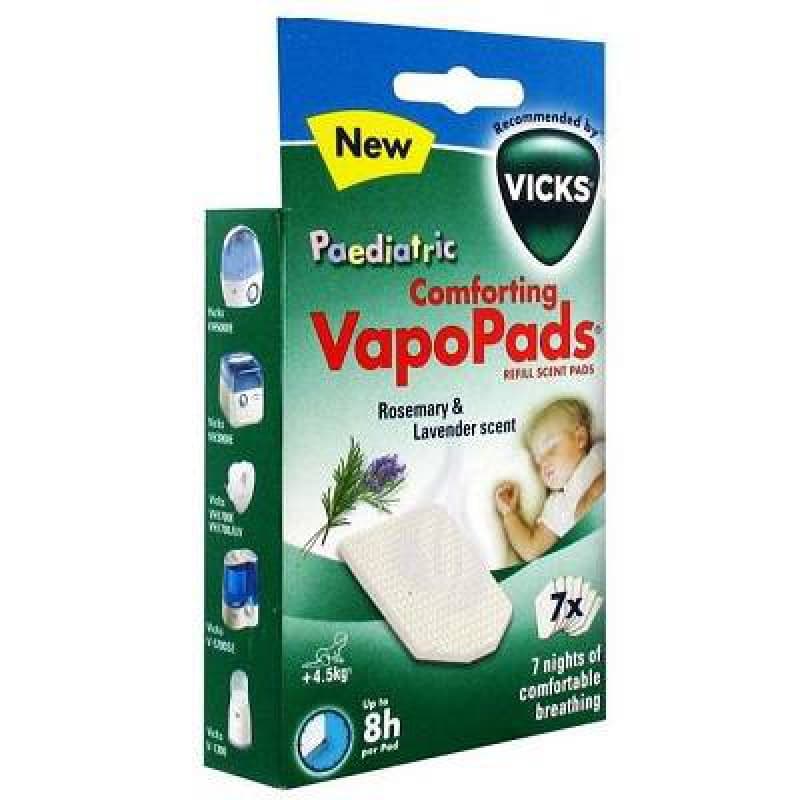 Tablettes Vapopads (par 7), toilette vicks