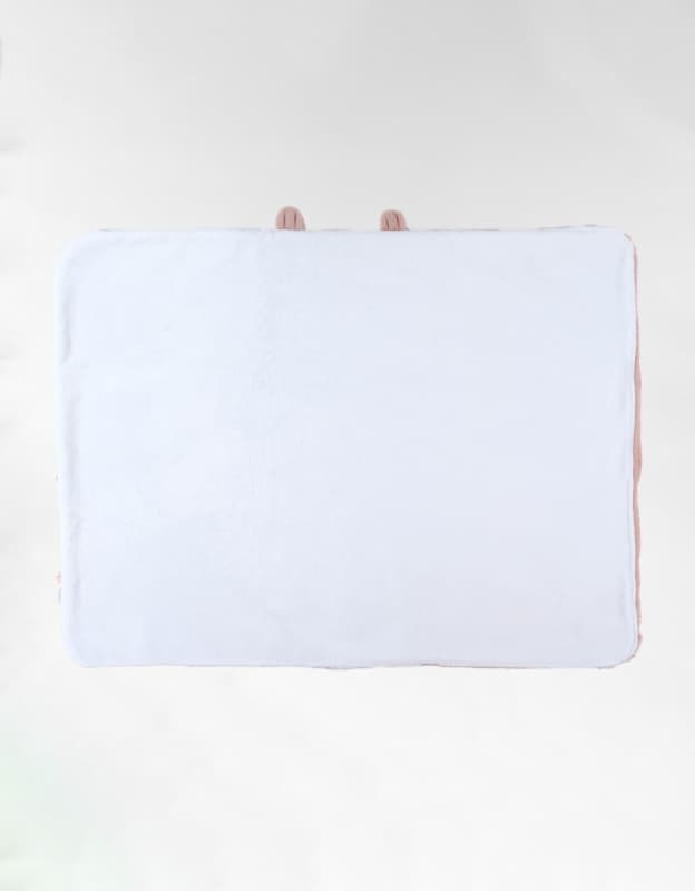 M&m24 Couverture Ouatinee 75x100cm en Fausse Fourrure, Rose Pale, rose 75x100 cm mix & match noukies permanent — vue 2 sur 5