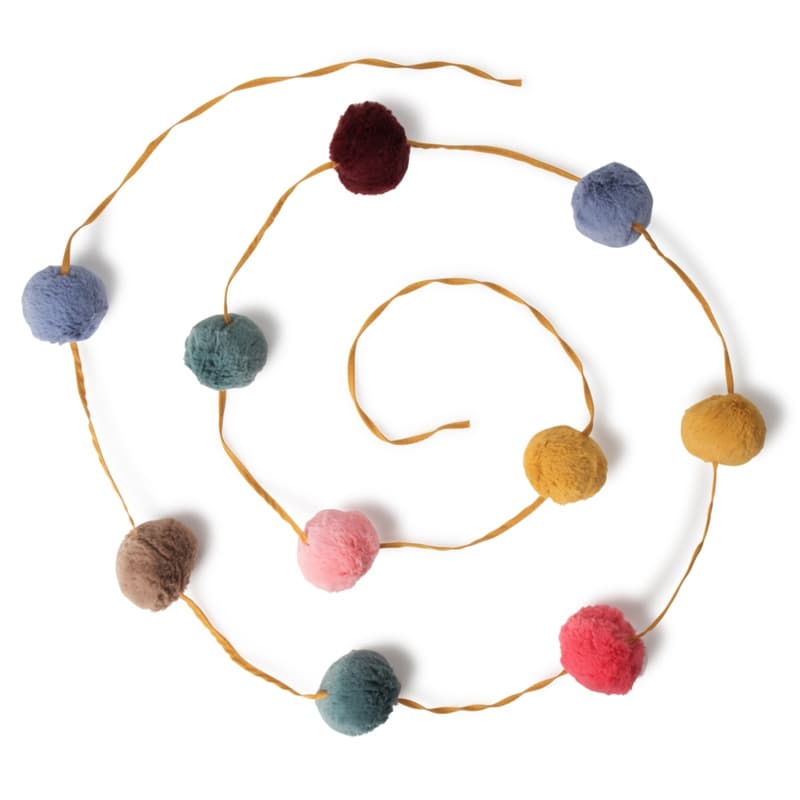 Guirlande Pompons avec Sac 300 Cm, multicolore per — vue 2 sur 2