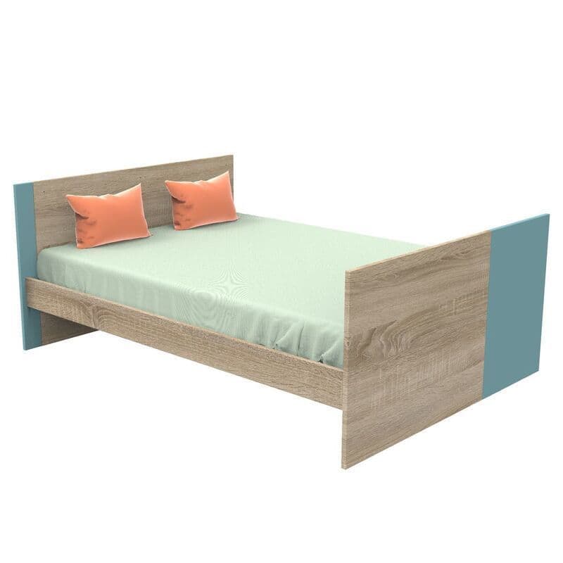 Lit 140x70 Evolutif en 200 Argile Nova Argile Douceevolutif en 90x200 et 140x200, sauthon — vue 1 sur 5