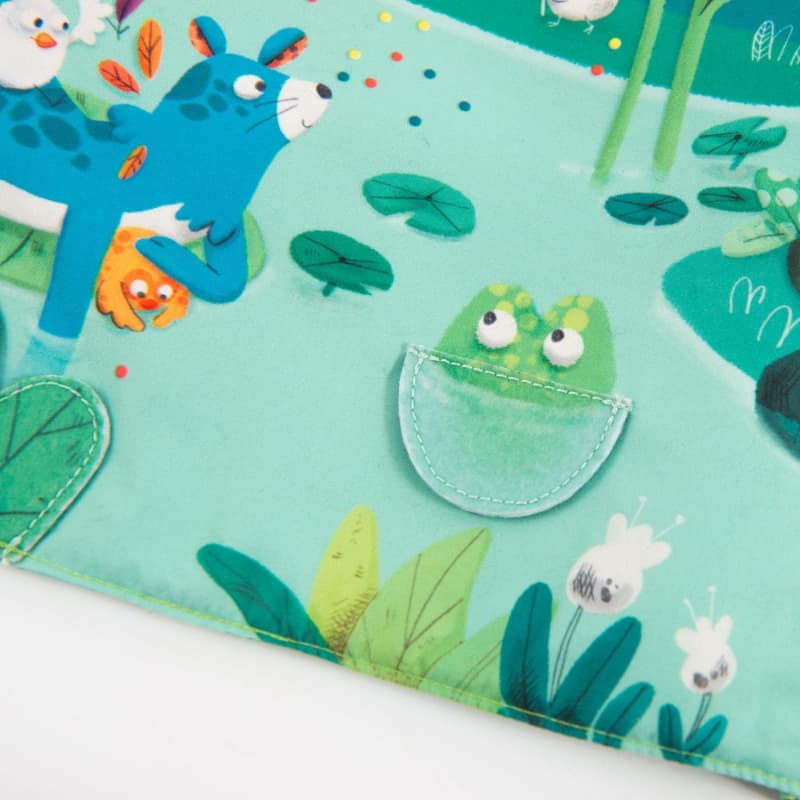 Grand Livre Tissu d'Activites Dans la Jungle, dans la jungle 2021 — vue 3 sur 8