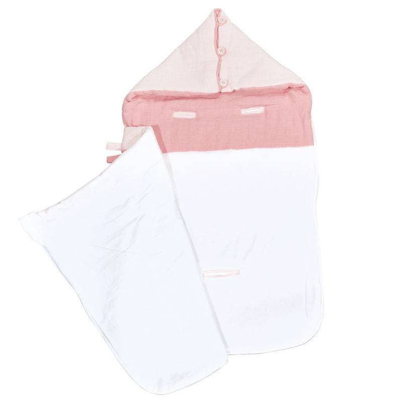 Nid d'Ange Rose Lily Poudree, lily poudree sauthon baby deco blanc - rose poudre — vue 2 sur 3