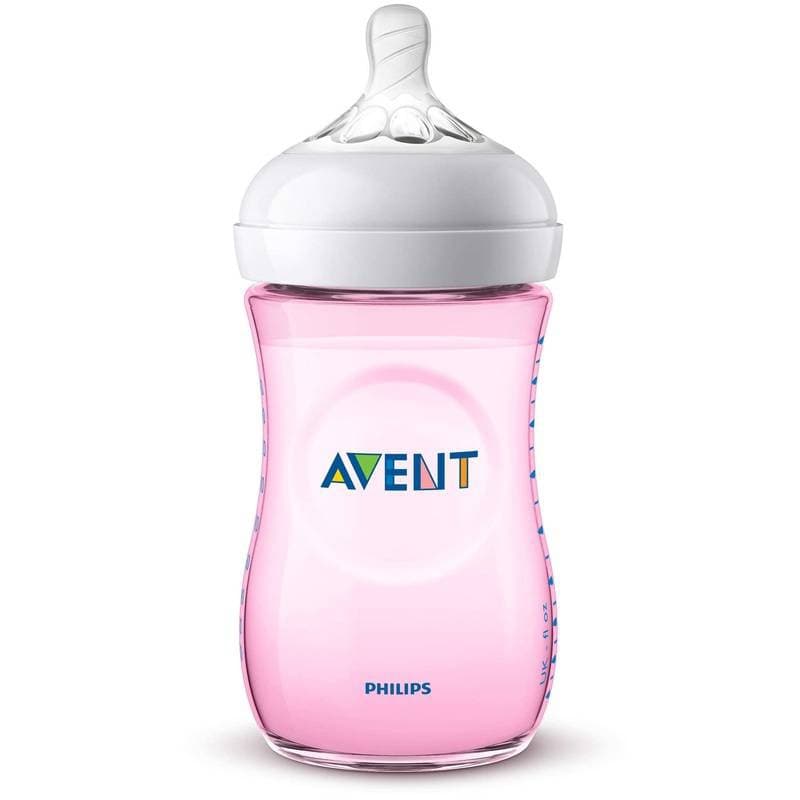 Scf034/17 Biberon Natural 2.0 260ml Rose, philips avent 7,1 x 7,1 x 16,6