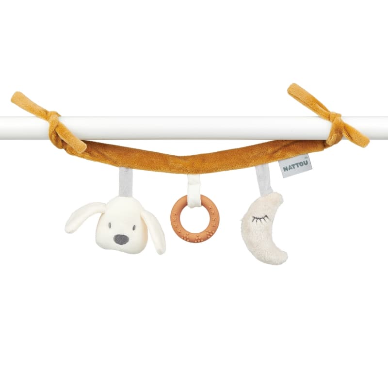 Charlie Maxi Toy, charlie nattou brun 60x15 h-22