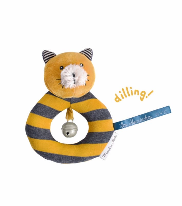 Anneau-hochet Chat Moutarde Lulu les Moustaches, les moustaches 2021