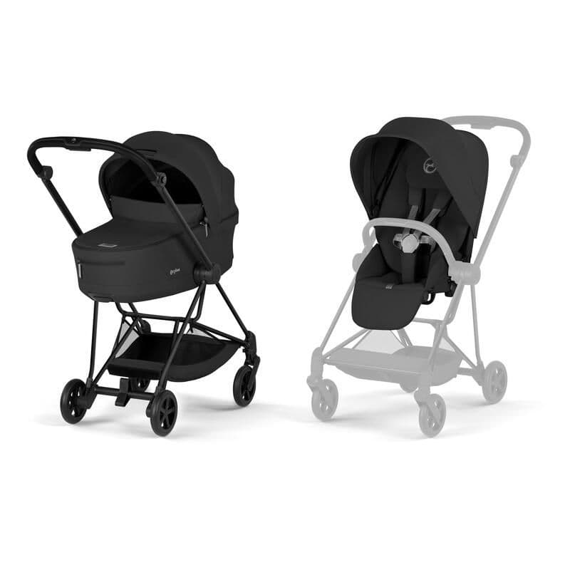 Duo Mios + Nacelle Confort, matt sepia black platinum cybex 26/04 — vue 1 sur 2