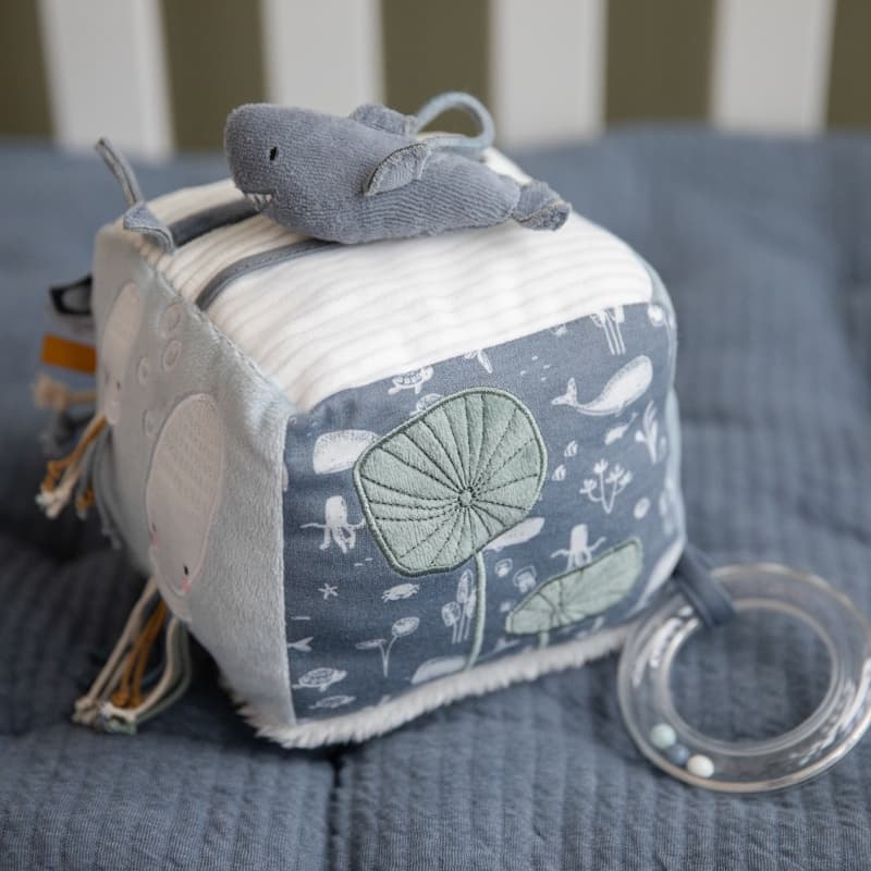 Cube D Activites Soft Ocean Blue, little dutch blue 15 x 15 x 1 little dutch blue 15 x 15 x 15 cm — vue 3 sur 4