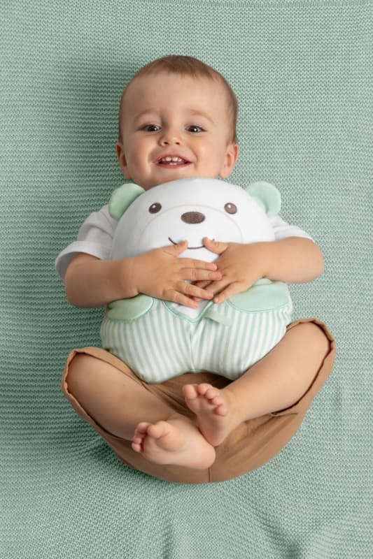 Peluche Tendre Ourson, vert chicco 25/02 — vue 4 sur 5