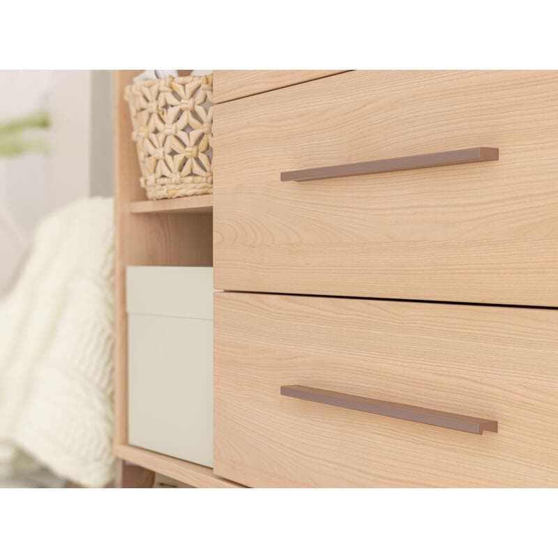 Niel Commode a Langer 3 Tiroirs, Ouvert, scandinavian wood b/p/h 109.9/90.5/85.4 — vue 5 sur 5