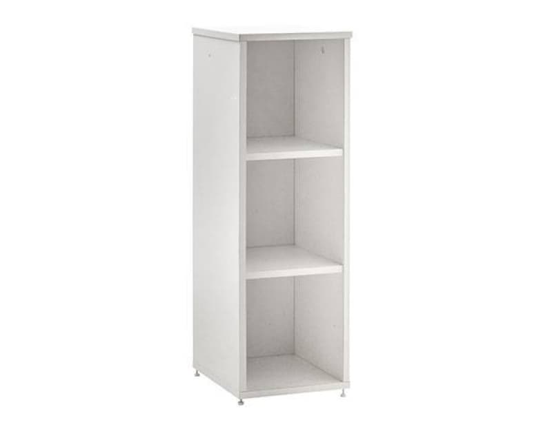 Lilo Petite Bibliotheque Blanche, lilo galipette laquee blanc mat / sous bassement i — vue 1 sur 2