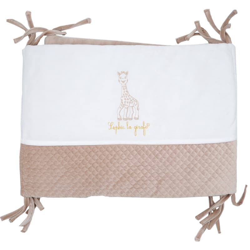 Tour de Lit Adaptable, sophie sophie la girafe ecru 40x180 — vue 3 sur 5