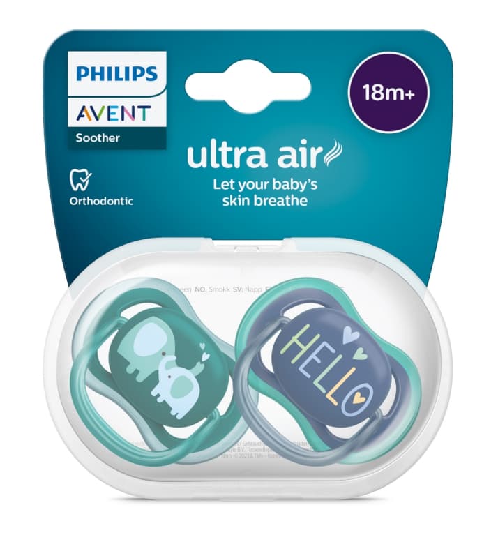 Sucette Ultra Air - Lot de 2 - 18 Mois et + -, philips avent — vue 1 sur 2