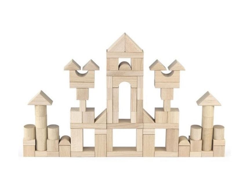 Set de Blocs Naturel 75 Pcs